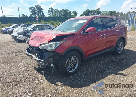 2017 Hyundai Santa Fe Sport 2.4L z USA, uszkodzony, nr VIN 5XYZT3LB5HG468874